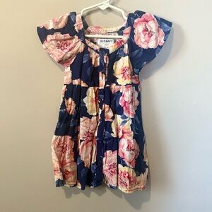 Old Navy 18-24m Dress - Navy and Pink Floral